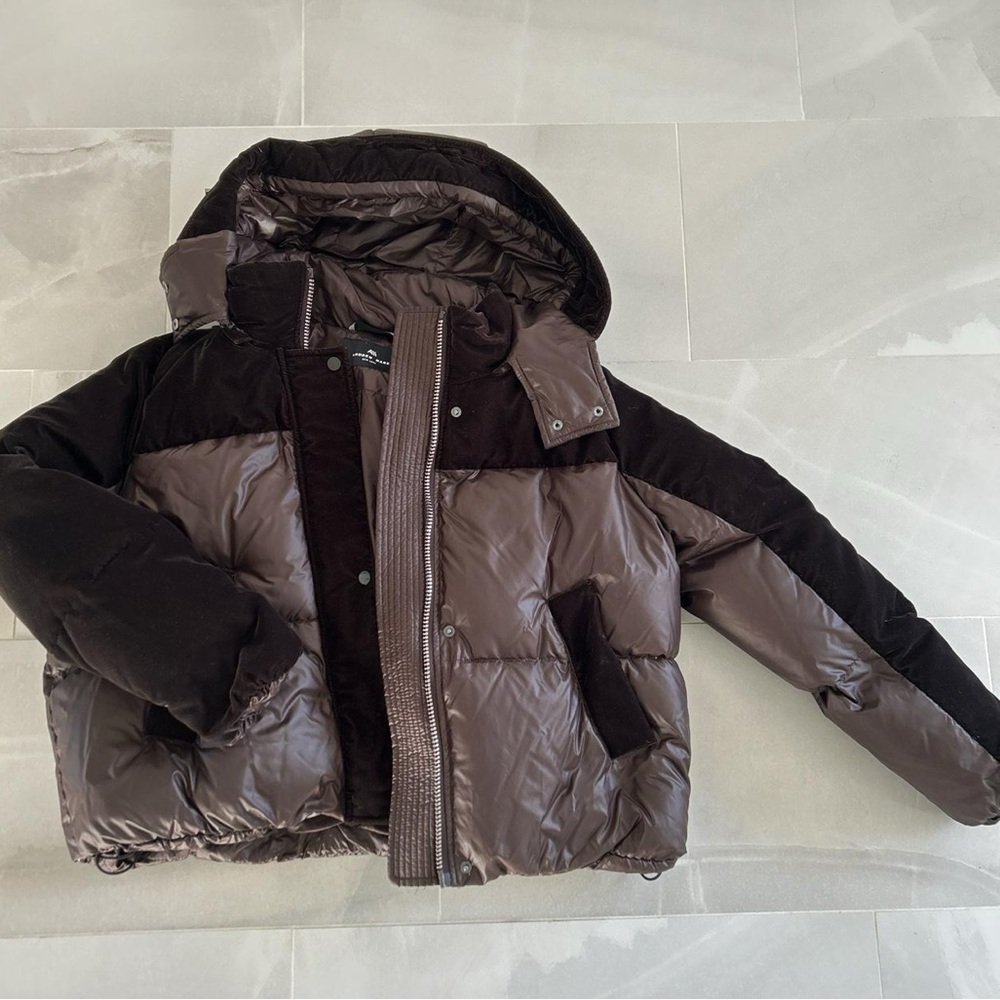 Andrew Marc Chocolate Puffer Jacket